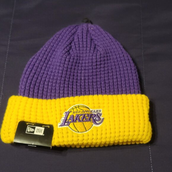 New Era Other - NEW ERA LOS ANGELES LAKERS WAFFLE KNIT BEANIE